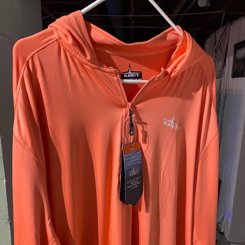 Light weight 1/4 zip hoodie, Long sleeve